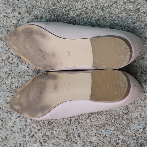Halogen Blush Pink Pointed Toe Short Heel Flats 9.5 - Picture 6 of 9